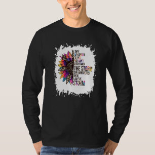 Camiseta Girassol Sangrado Eu Sou A Garota Da Tempestade