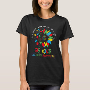 Camiseta Girassol seja gentil conhecedor de astúcia Mamãe a