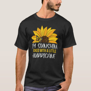 Camiseta Girassol, sou Sol Misturado com Um Pequeno Furo