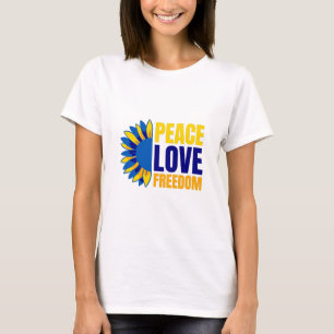 Camiseta Girassol Ucraniano - Apoie a Ucrânia