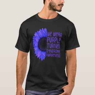 Camiseta girassol Vestimos a Consciência da Síndrome de Tur