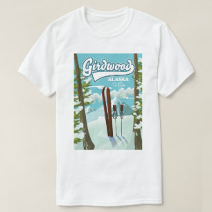 Camiseta Girdwood Alasca para esqui