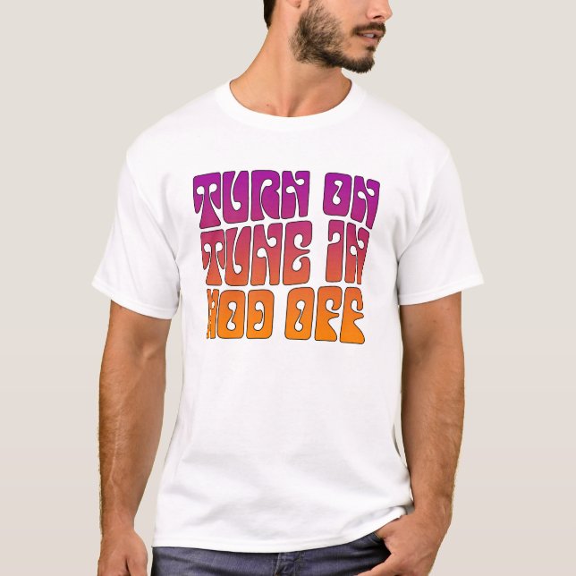 Camiseta "Gire sobre, ajustam dentro, inclinam-se fora" a (Frente)