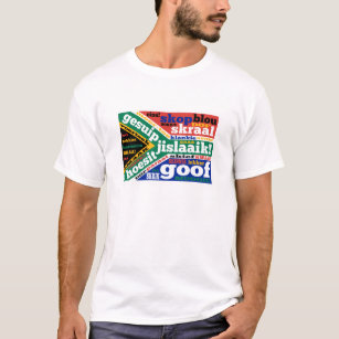 Camiseta Gíria sul-africana e coloquialismo