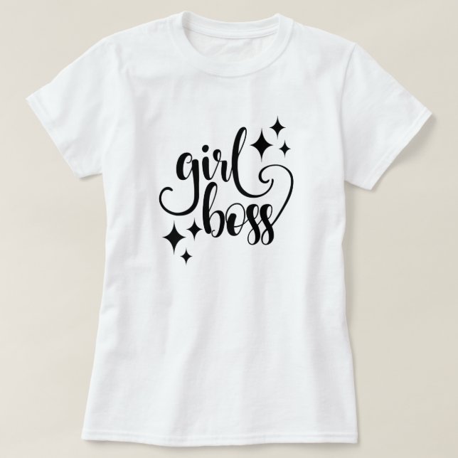 Camiseta Girl Boss (Frente do Design)