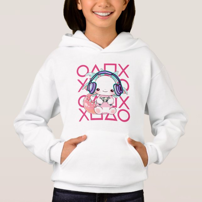 Camiseta Girl Gamer Axolotl (Frente)