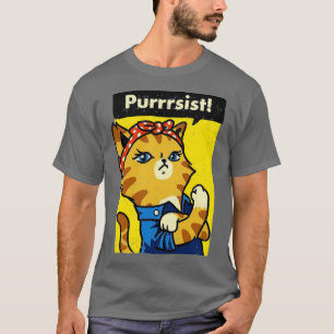 Camiseta Girl Gang Purrrsist Meow
