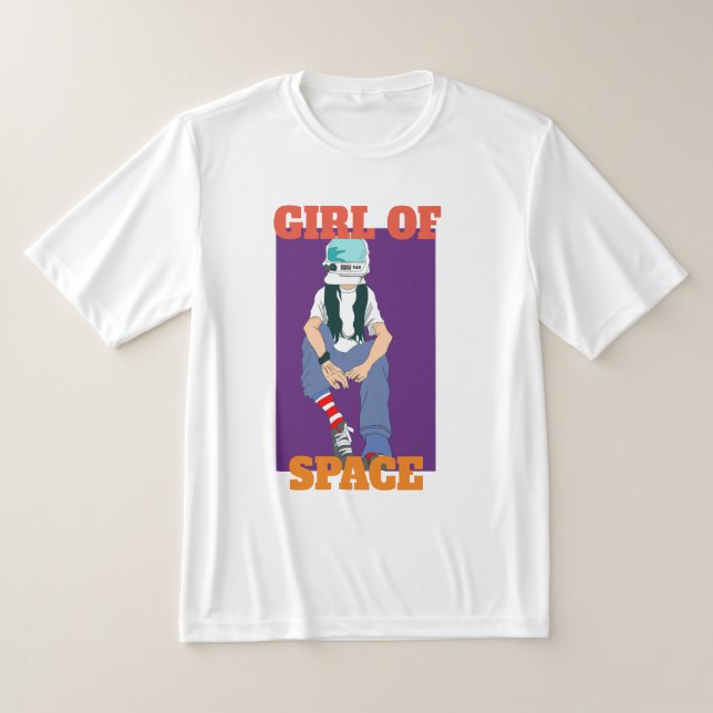 camiseta girl on of space (Postura )