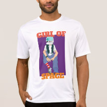 camiseta girl on of space