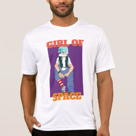 camiseta girl on of space