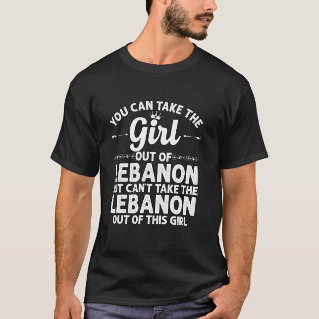 Camiseta Girl Out Of Lebanon Pa Pennsylvania  Funny Home Ro (Frente)