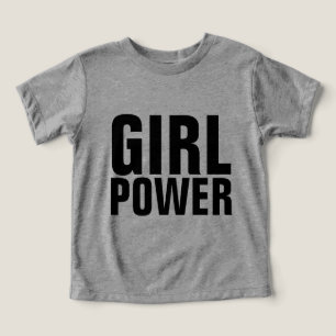 Camiseta GIRL POWER Crianças Meninas jumper de bebê