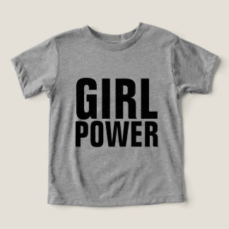 Camiseta GIRL POWER Crianças Meninas jumper de bebê