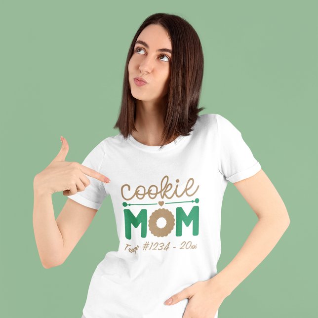 Camiseta Girl Scout Cookie Mom Appreciation Custom (Criador carregado)