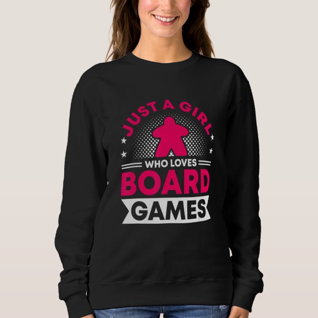 Camiseta Girl who loves board game board gamer board games (Frente)