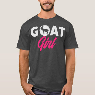 Camiseta Girl Who Loves Goats Goat Joke Farmer Breeding 