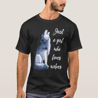 Camiseta Girl Who Loves Wolves 10
