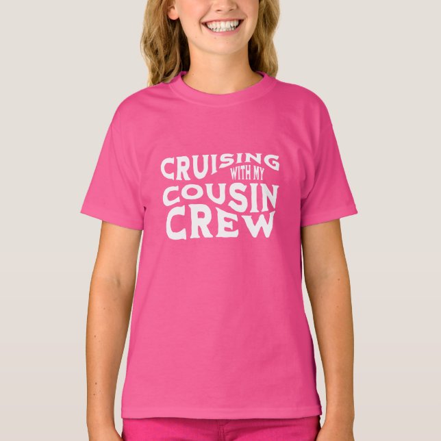 Camiseta Girlie Pink COUSIN TRW Girls (Frente)