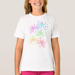 Camiseta Girls Basic T-Shirt-Fireworks