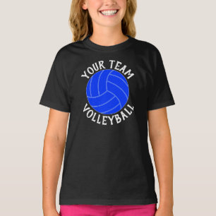 Camiseta Girls Blue Voleibol Equipe Personalizada, Jogador