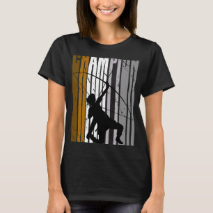 Camiseta Girls Brown Archery Champion Birthday Archer vence
