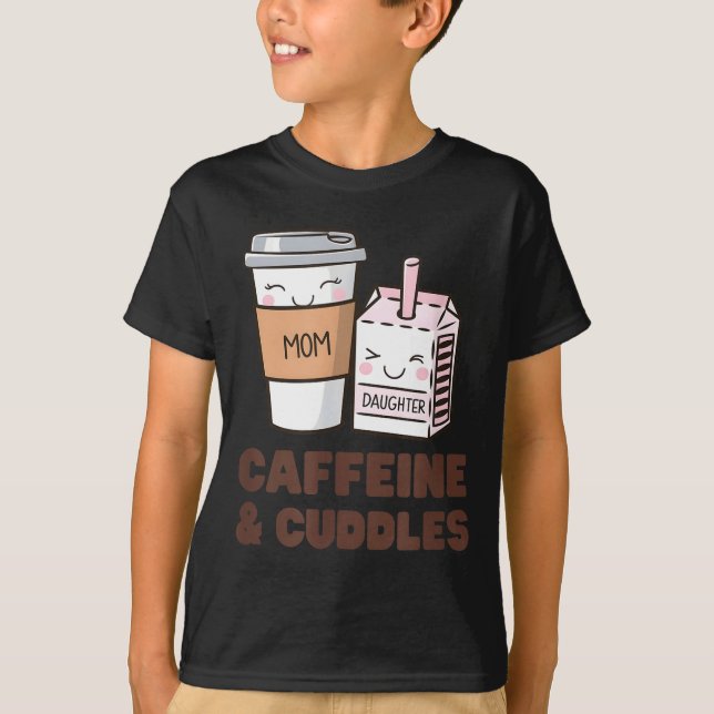 Camiseta Girls Caffeine &amp; Cuddles Twinning Coffee Juice (Frente)
