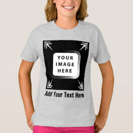 Camiseta Girls Clothing Adicionar Imagem Modelo de Fotograf