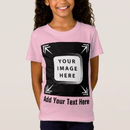 Camiseta Girls Clothing Adicionar Imagem Modelo de Fotograf