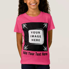 Camiseta Girls Clothing Adicionar Imagem Modelo de Fotograf