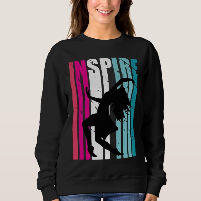 Camiseta Girls Dance Inspire Coach Dancer Retro Dancing (Frente)