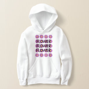 Camiseta Girls Flowers Hoodie