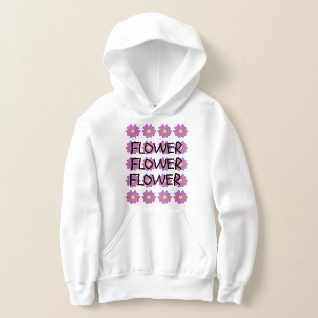 Camiseta Girls Flowers Hoodie (Postura )