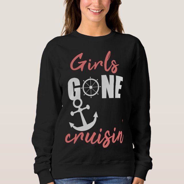 Camiseta Girls gone cruisin' for vacation cruise (Frente)