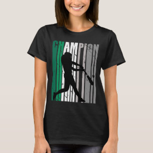 Camiseta Girls Green Colors Baseball Posi Colorida Birthday