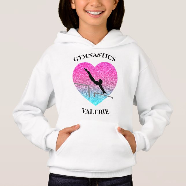 Camiseta Girls Gymnastics Bares desiguais (Frente)