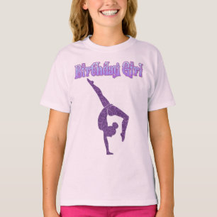 Camiseta Girls Gymnastics Birthday Girl T Shirt