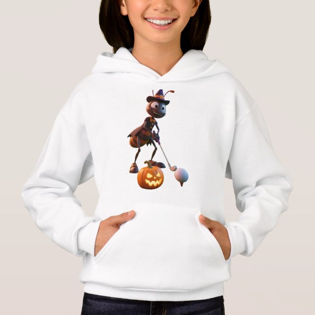 Camiseta Girls Hoodies- Halloween Ant Golf ⛳ (Frente)