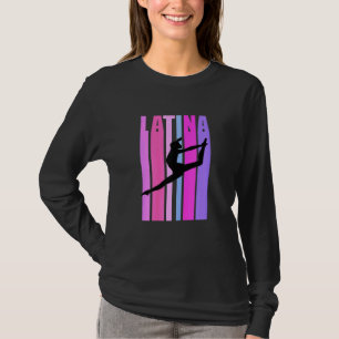 Camiseta Girls Latina Gymnastics Dançarina Ret