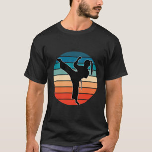 Camiseta Girls Martial Arts Gift - Karate Kickboxe Retro