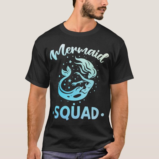 Camiseta Girls Mermaid Squad (Frente)