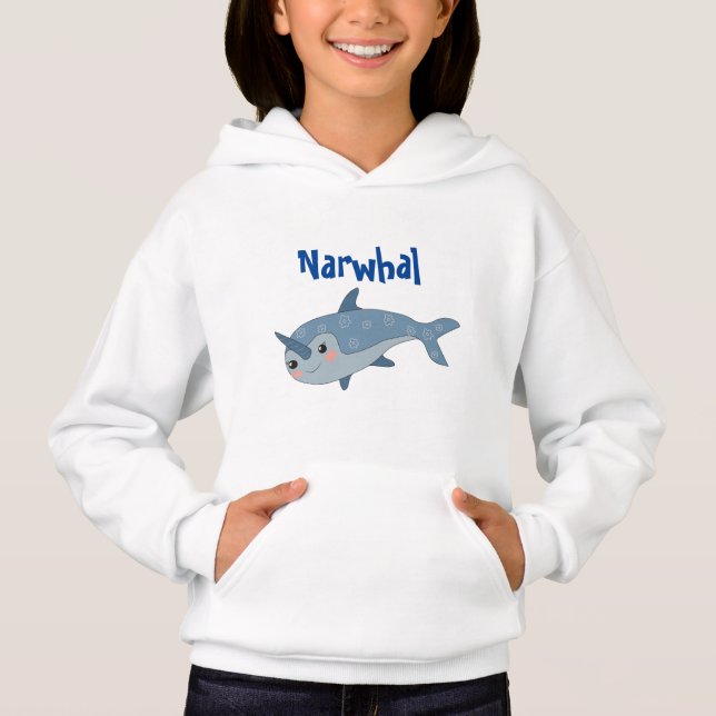 Camiseta Girls Narwhal (Frente)