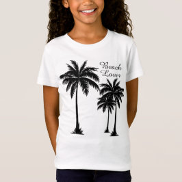 Camiseta Girls Palm Tree Beach Tropical