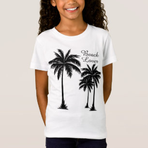 Camiseta Girls Palm Tree Beach Tropical