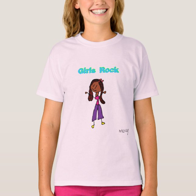 Camiseta Girls Rock (Frente)