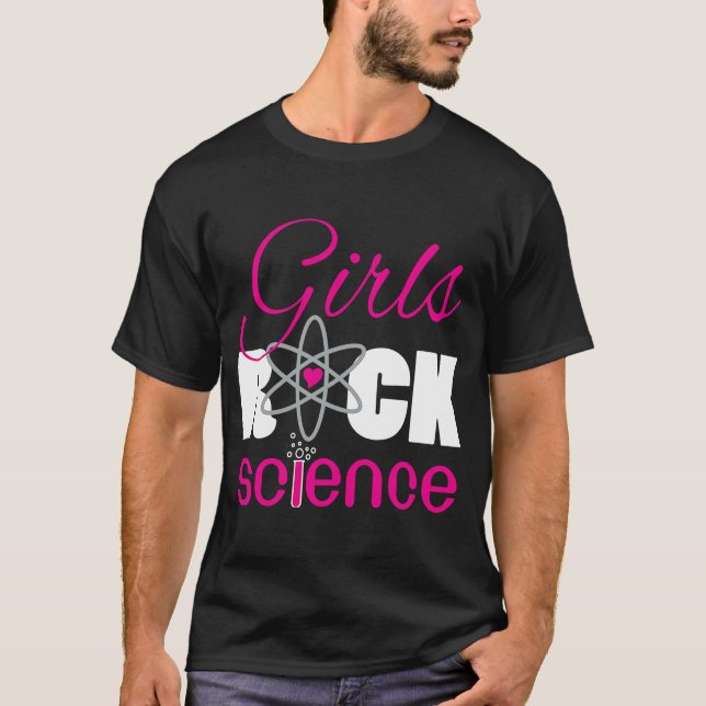 Camiseta Girls Rock Scientist (Frente)