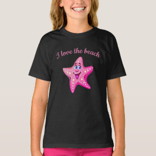 Camiseta Girls T-Shirt-Starfish