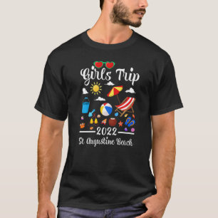 Camiseta Girls Trip 2022 Summer Vacation Flórida Rua August
