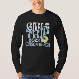 Camiseta Girls Trip 2023 Cannon Beach Beach Destination Ret
