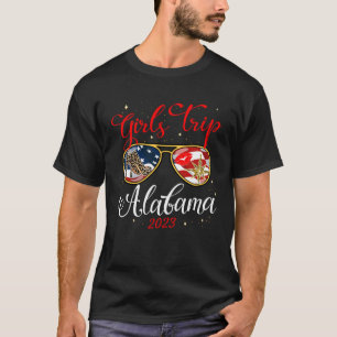 Camiseta Girls Trip Alabama 2023 American Flag Girls Weeke
