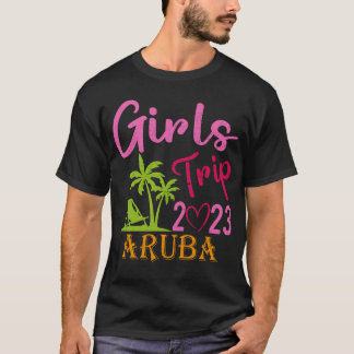 Camiseta Girls Trip Aruba 2023 For Women Weekend Aniversári